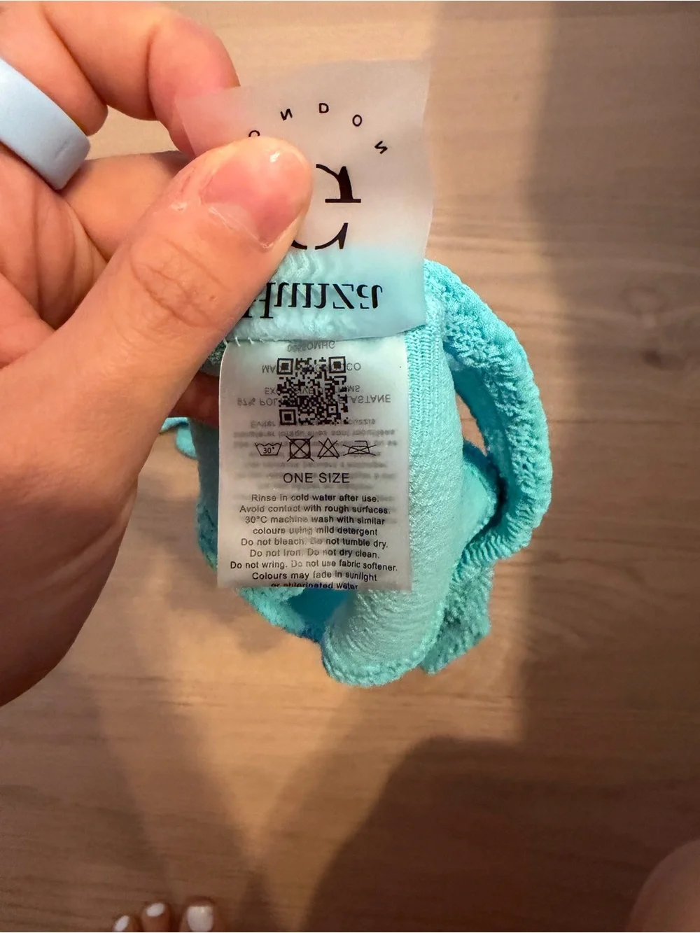 Hunza g Juno bikini in aqua